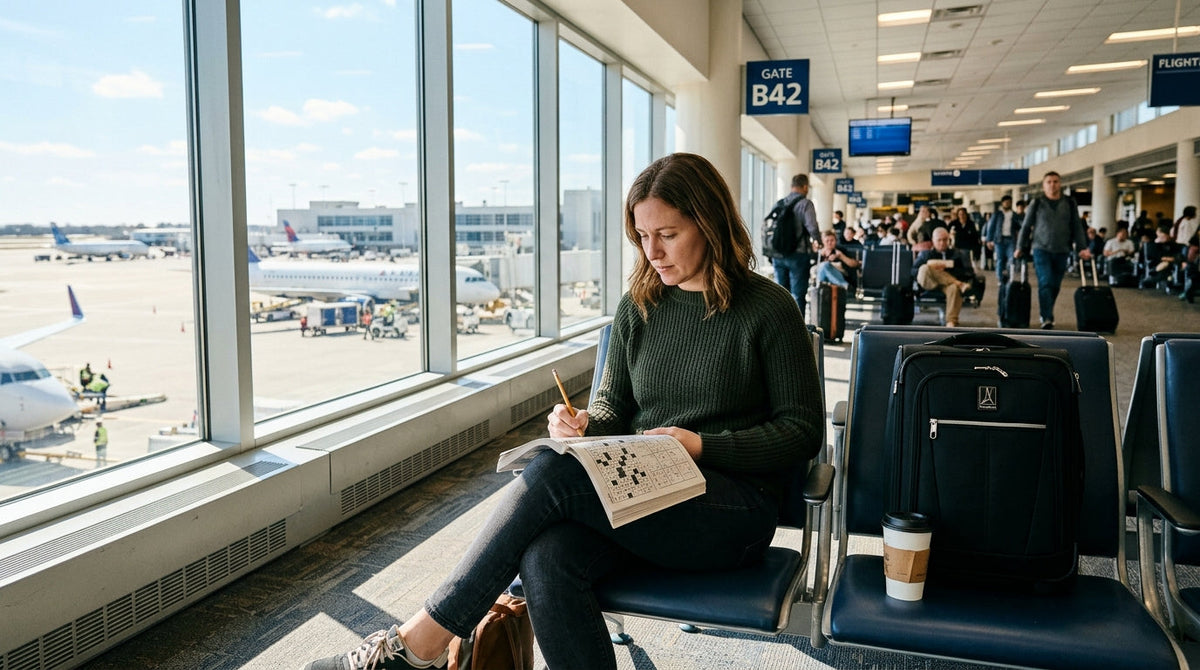 Puzzle Books for Travel: Make Flights and Waiting Rooms Fly By
