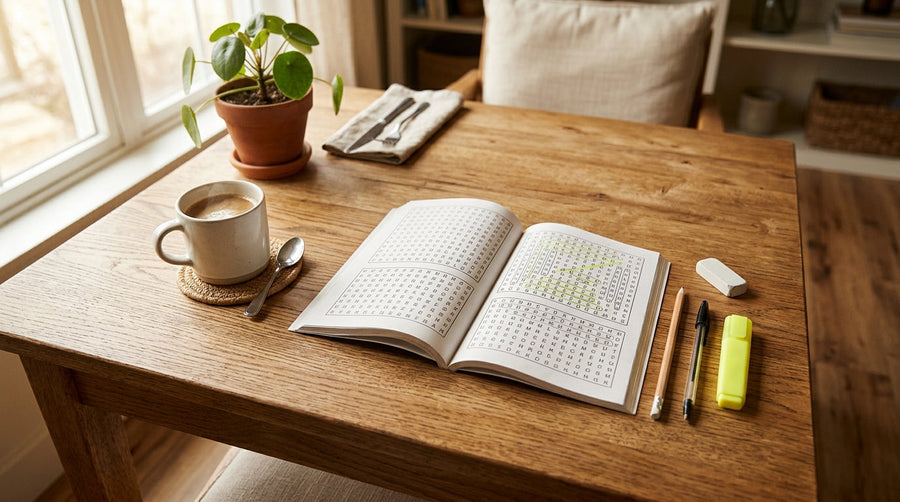 Pencil, pen or highlighter: marking a word search the right way