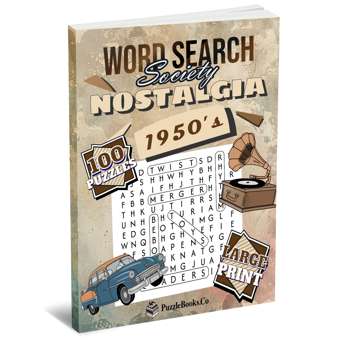 Word Search Society - 1950s (eBook)
