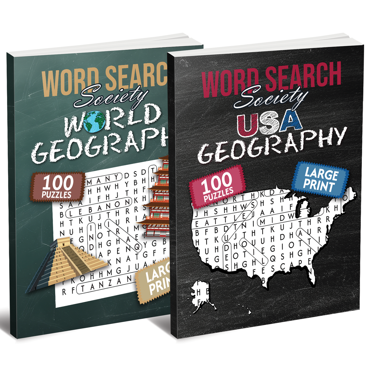 Word Search Society - Geography Bundle