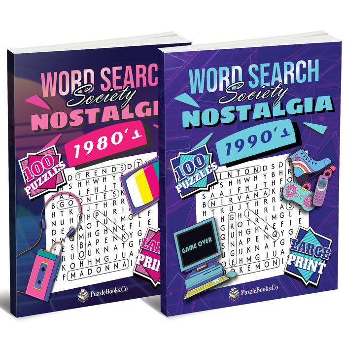 Word Search Society - Nostalgia Bundle 2