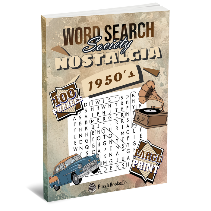 Word Search Society - 1950s (eBook)