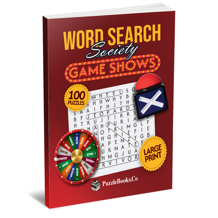 Word Search Society - Game Shows [Large Print]
