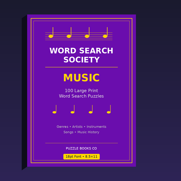 Word Search Society - Music